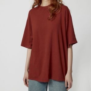 Urban renewal remade overdyed oversized tee
